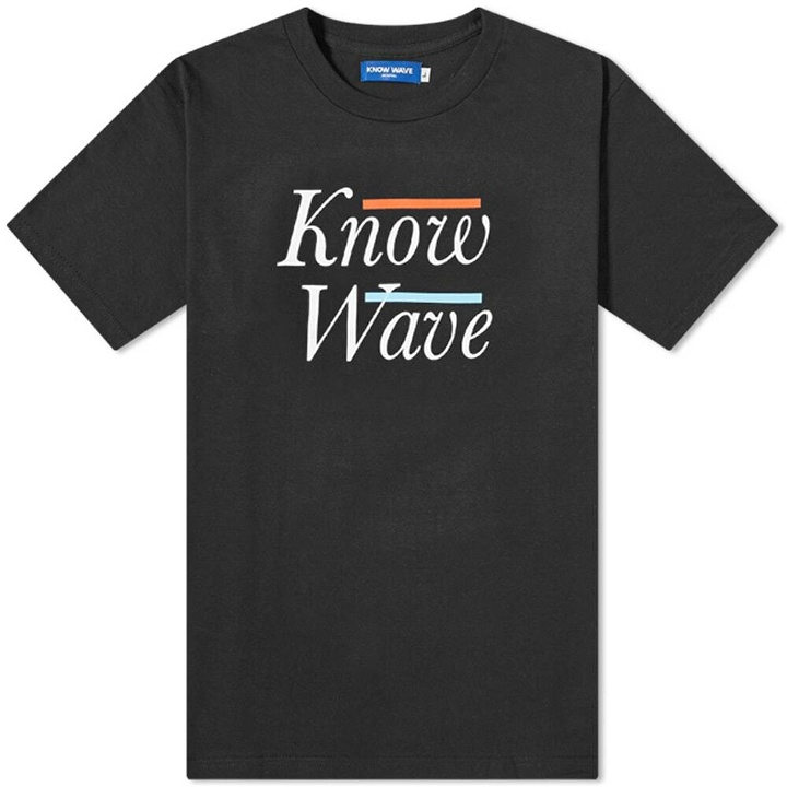 Photo: Know Wave Men's Serif T-Shirt in Black