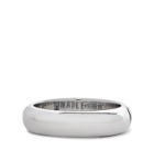 MAPLE - Cowboy Soundboy Engraved Sterling Silver Ring - Silver