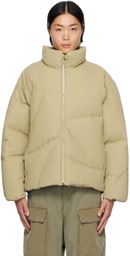 JieDa Beige Random Down Jacket