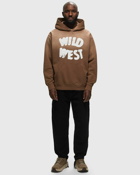 One Of These Days Wild West Hooded Sweatshirt Brown - Mens - Hoodies