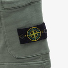 Stone Island Men's Brushed Cotton Sweat Shorts in Sage