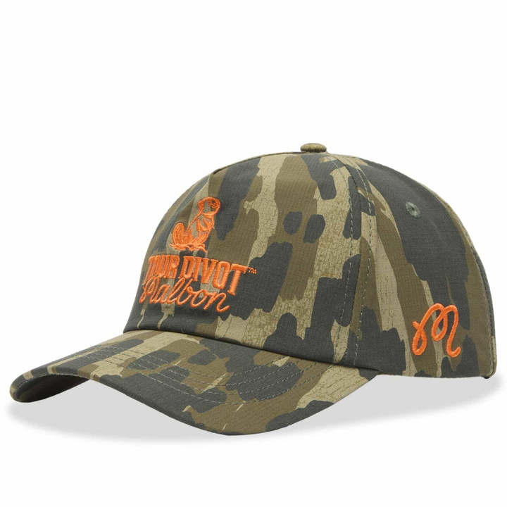 Photo: Malbon Men's Tour Divot Camo Snapback in Bark Camo 