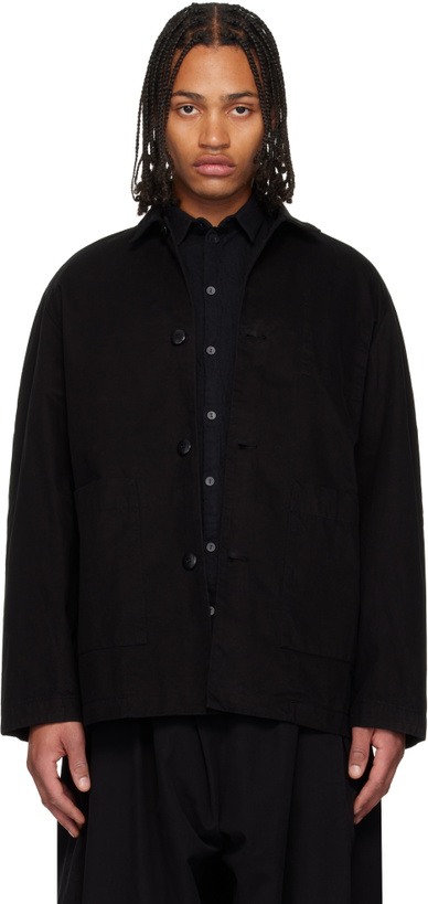 Photo: Toogood Black 'The Draughtsman' Shirt