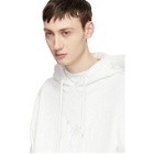 D.Gnak by Kang.D SSENSE Exclusive White Three Tapes Hoodie