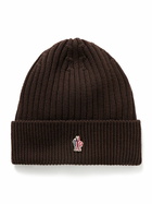 Moncler Grenoble - Logo-Appliquéd Ribbed Virgin Wool Beanie