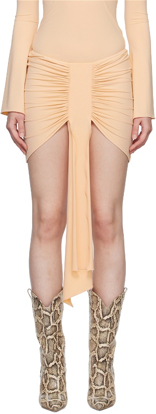 Photo: KIM SHUI SSENSE Exclusive Beige Miniskirt