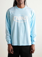 Neighborhood - Logo-Print Cotton-Jersey T-Shirt - Blue
