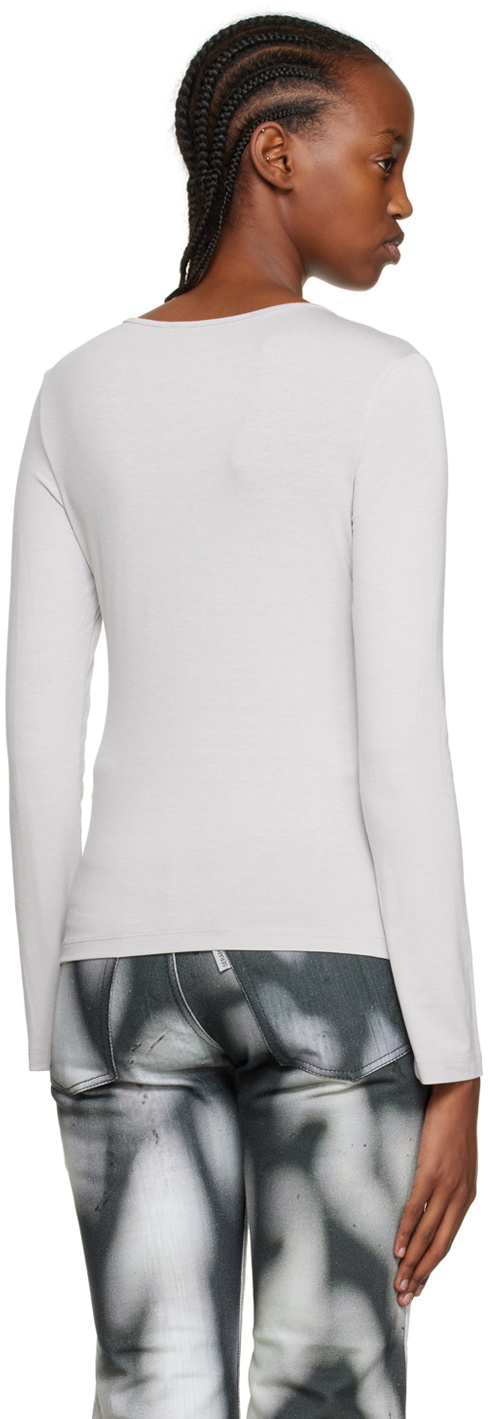 Serapis Gray Globe Long Sleeve T-Shirt