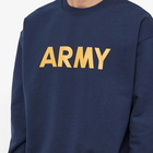 Uniform Bridge Men's Army Crew Sweat in Navy