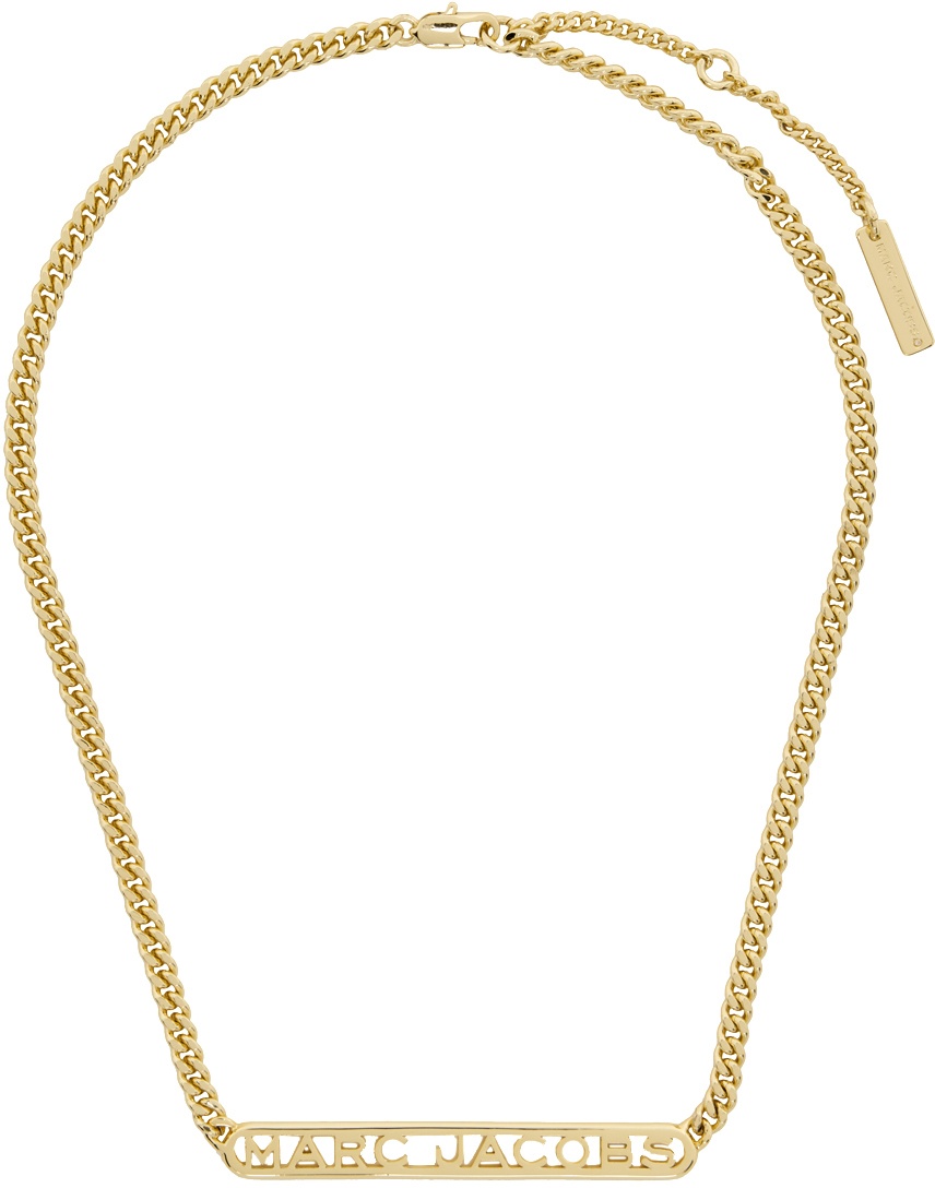 Marc Jacobs Gold 'The Monogram Chain' Necklace Marc Jacobs