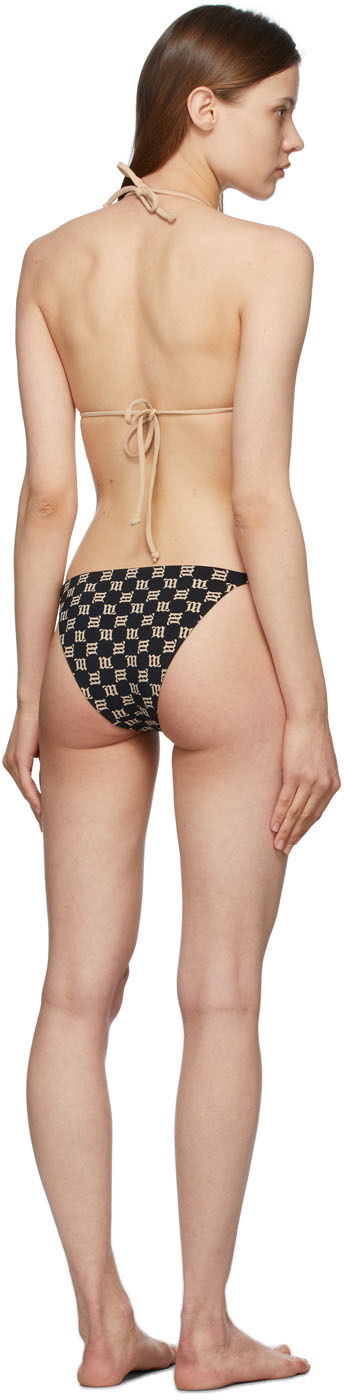 SWIM MONOGRAM BIKINI BOTTOMS BLACK