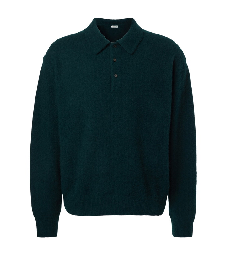 Photo: A.Presse Cashmere polo sweater