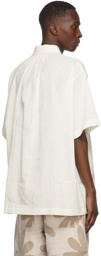Jacquemus Off-White 'La Chemise Moisson' Short Sleeve Shirt