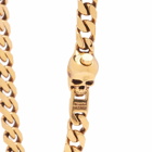 Alexander McQueen Men's Skull Chain Necklace in Gold