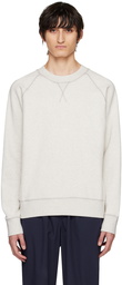 Sunspel Off-White Crewneck Sweatshirt