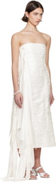 SUPER YAYA SSENSE Exclusive Bridal Capsule Ribbon Midi Dress