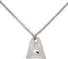 MM6 Maison Margiela Silver Japanese Bag Necklace