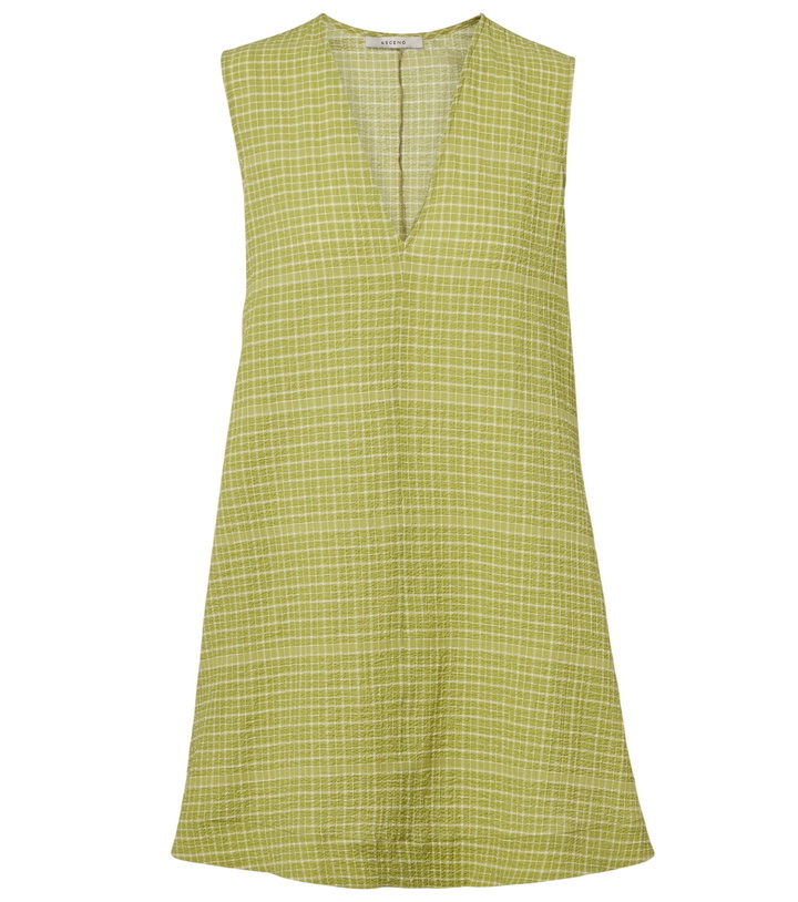 Photo: Asceno Derya checked cotton minidress