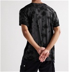 AMIRI - Logo-Print Tie-Dyed Cotton-Jersey T-Shirt - Black