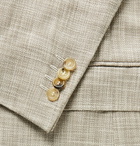 Canali - Beige Kei Cotton, Silk and Wool-Blend Blazer - Neutrals