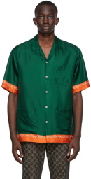 Gucci Green Musixmatch Edition '22,705' Bowling Shirt