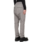 Rick Owens Gray Tower Drawstring Long Trousers