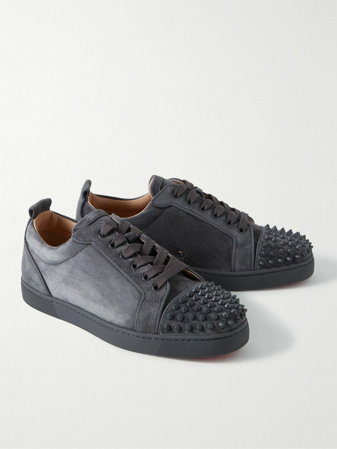 Gray christian louboutin hotsell