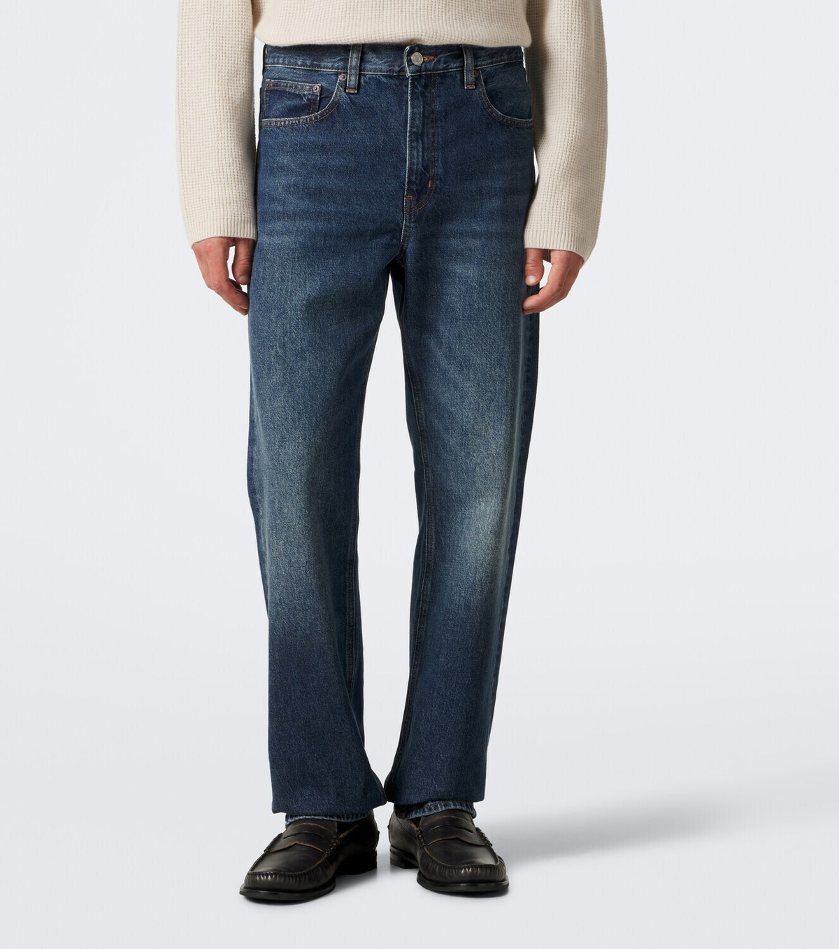Frame Classic faded straight jeans