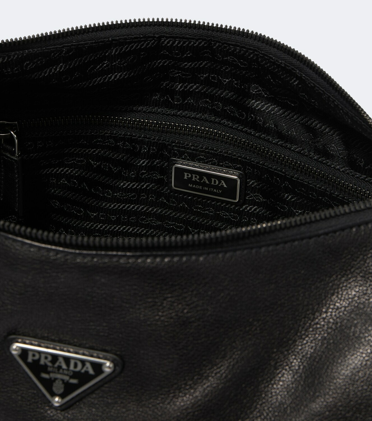 Prada Explore leather shoulder bag