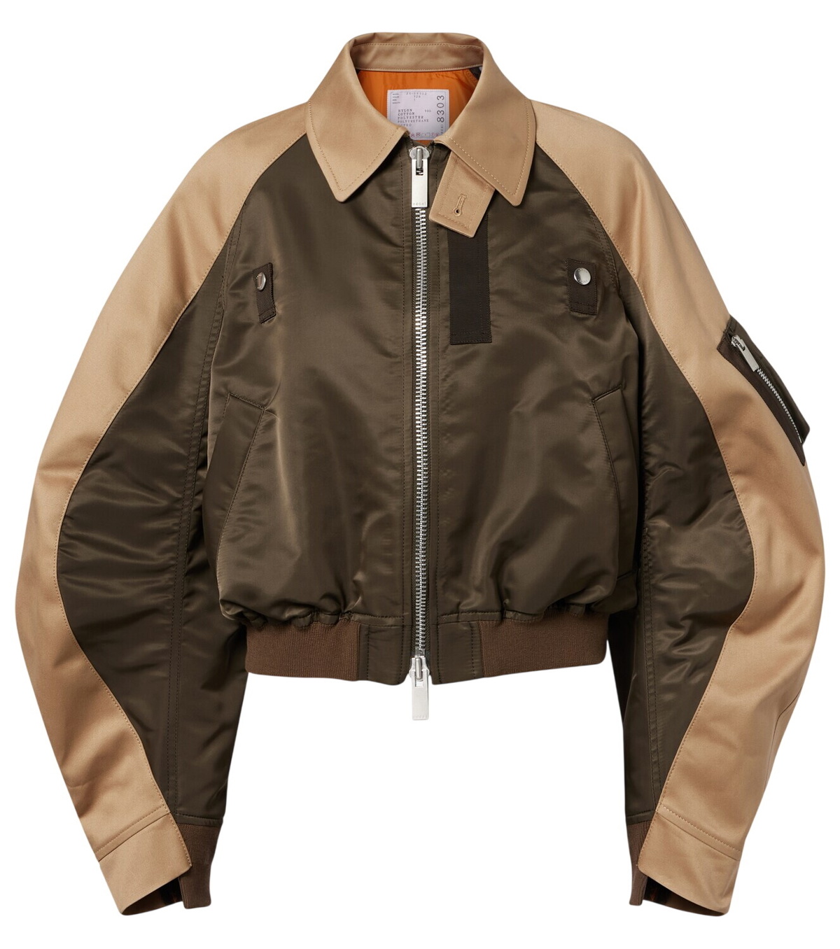Sacai Technical jersey blouson Sacai