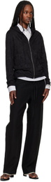 POST ARCHIVE FACTION (PAF) Black Zip Hoodie