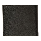 Dolce and Gabbana Black and Gold Logo Tape Bifold Wallet
