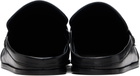 Jil Sander Black Moc Toe Loafers