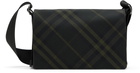 Burberry Gray & Khaki Trench Crossbody Bag