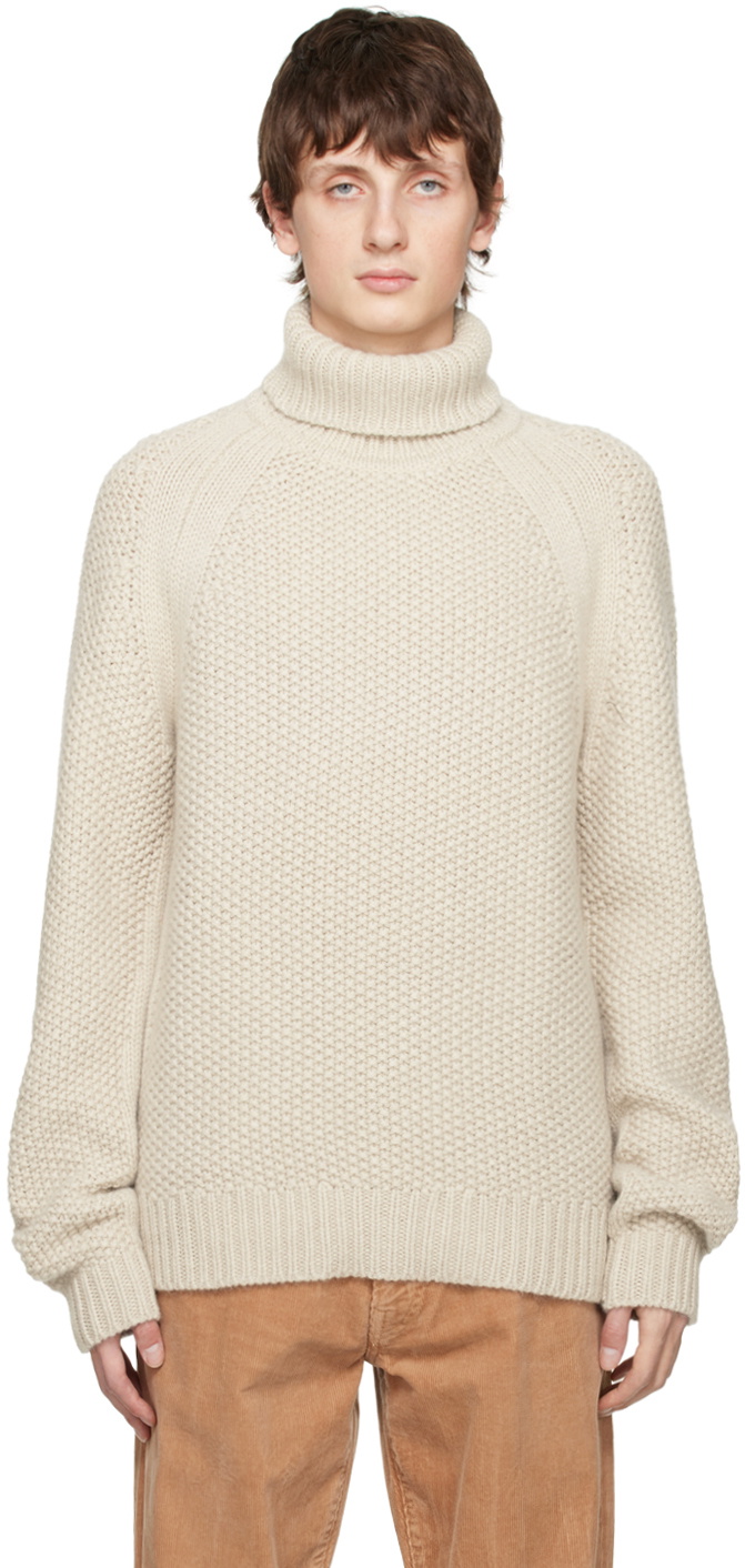 Belstaff Beige Manor Turtleneck Belstaff