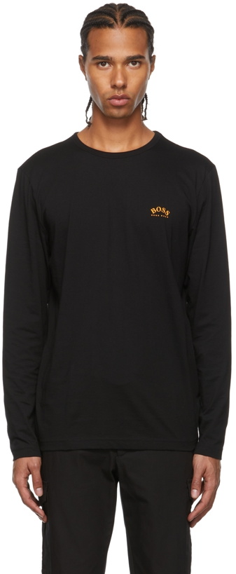 Photo: Boss Black Togn Curved Long Sleeve T-Shirt