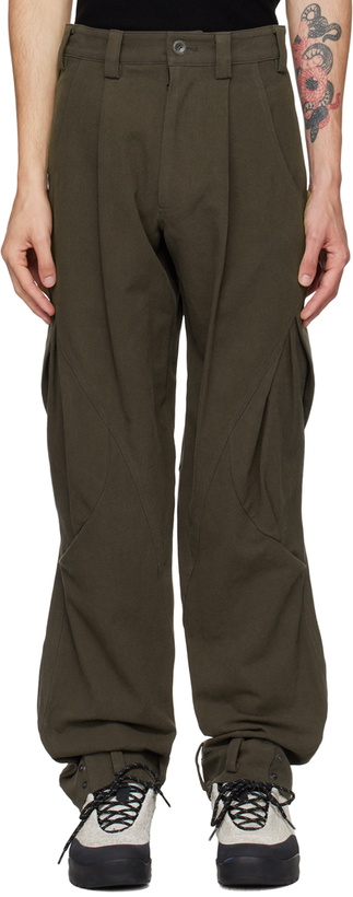 Photo: HYEIN SEO Brown Cotton Cargo Pants