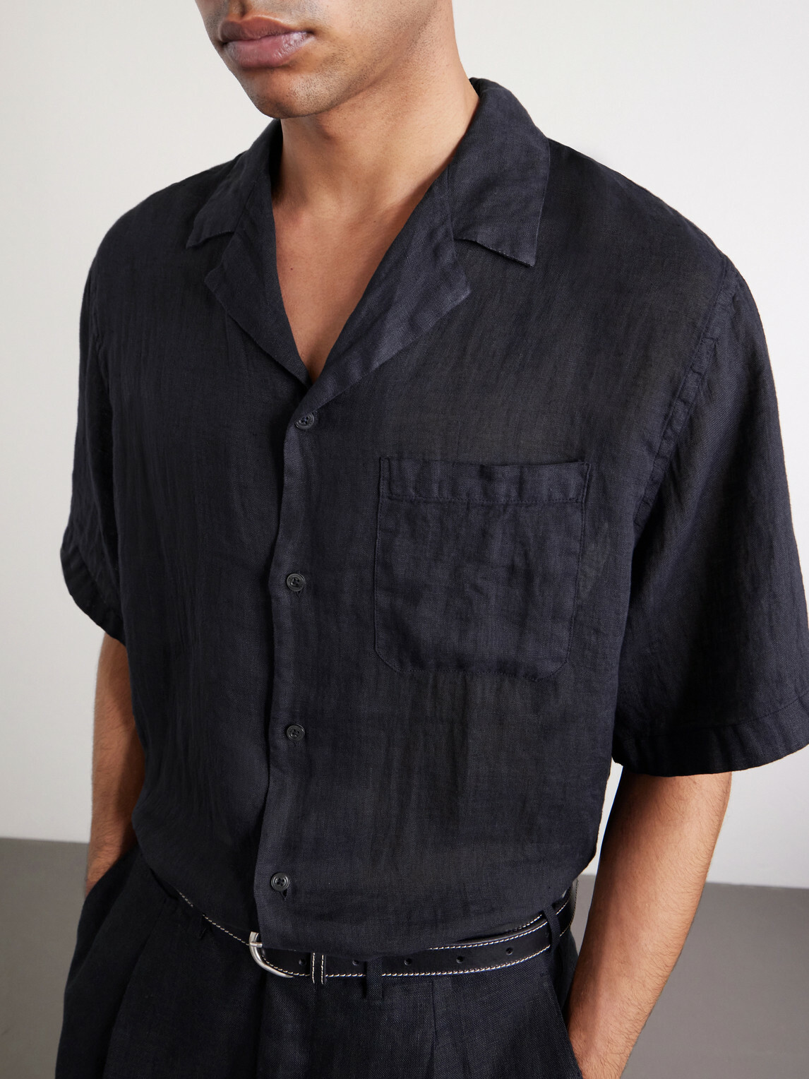 Altea - Hadley Linen Shirt - Blue