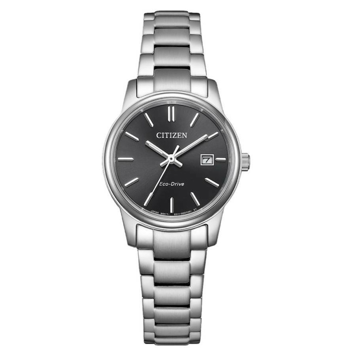 Photo: Citizen Pair Eco-Drive Black Dial Ladies Watch EW2318-90E