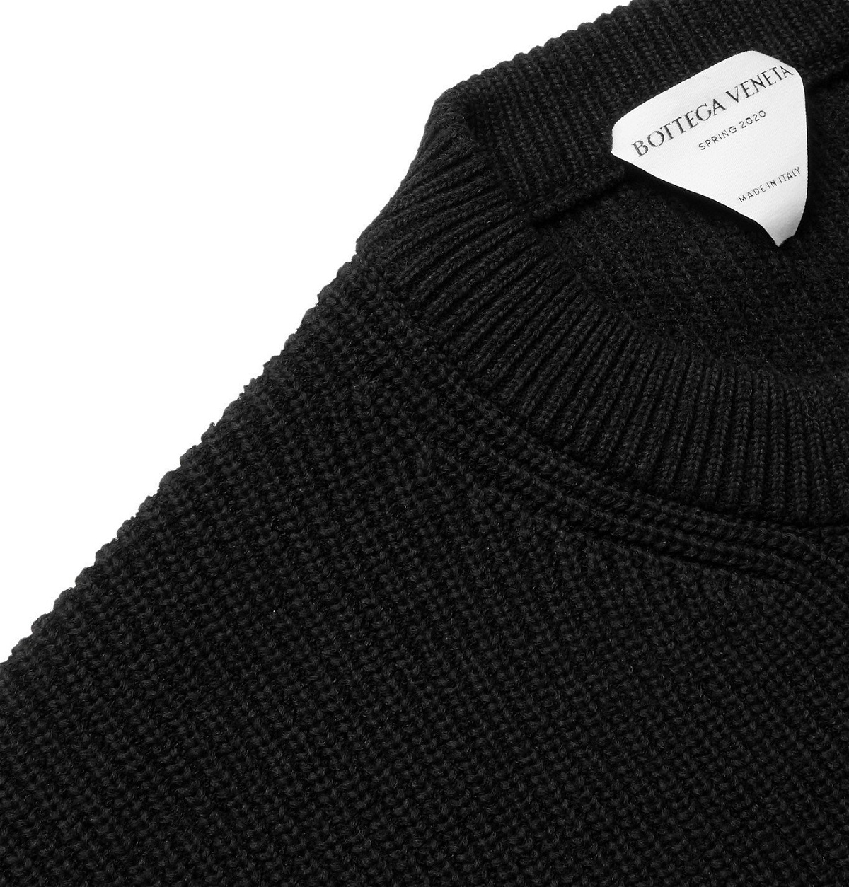 Bottega Veneta - Ribbed-Knit Sweater - Black Bottega Veneta