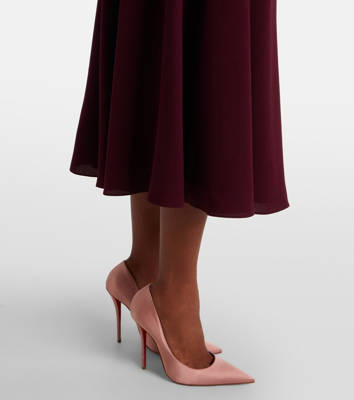 Roksanda Luna bow-detail crêpe midi dress