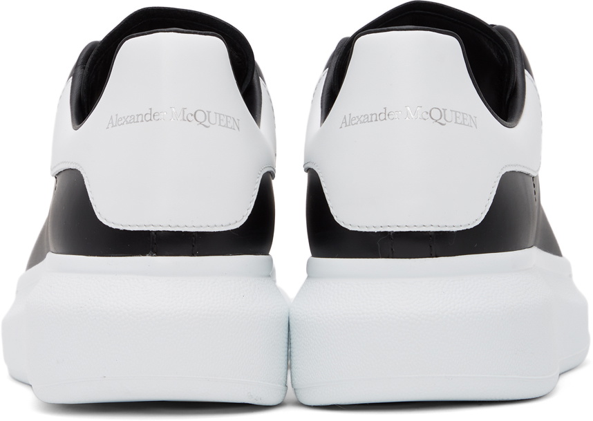 Alexander McQueen Black & White Oversized Sneakers Alexander