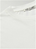 Our Legacy - Logo-Embroidered Cotton-Jersey T-Shirt - White