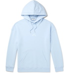 GIVENCHY - Logo-Embroidered Loopback Cotton-Jersey Hoodie - Blue