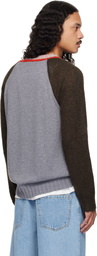 Edward Cuming Brown & Gray 'Jock In The Closet' Sweater