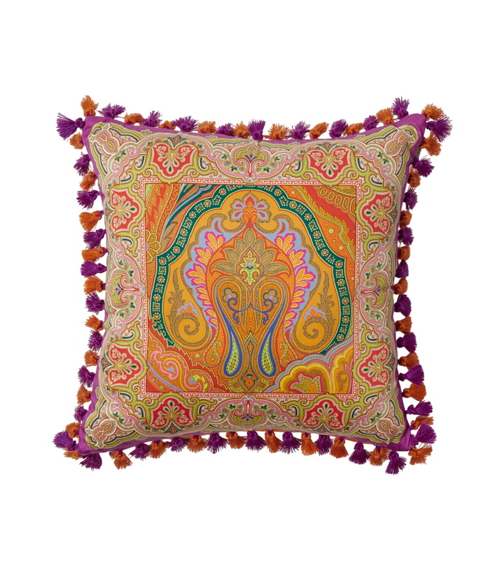 Photo: Etro Pegaso paisley cotton cushion