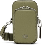 Coach 1941 Green Phone Crossbody Bag