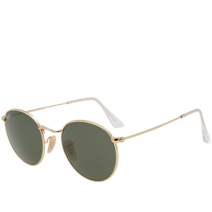 Photo: Ray Ban Round Sunglasses Gold