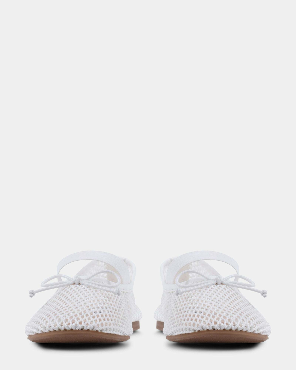 Steve Madden Palm Flats in White
