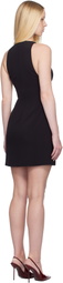 AMIRI Black Slit Minidress